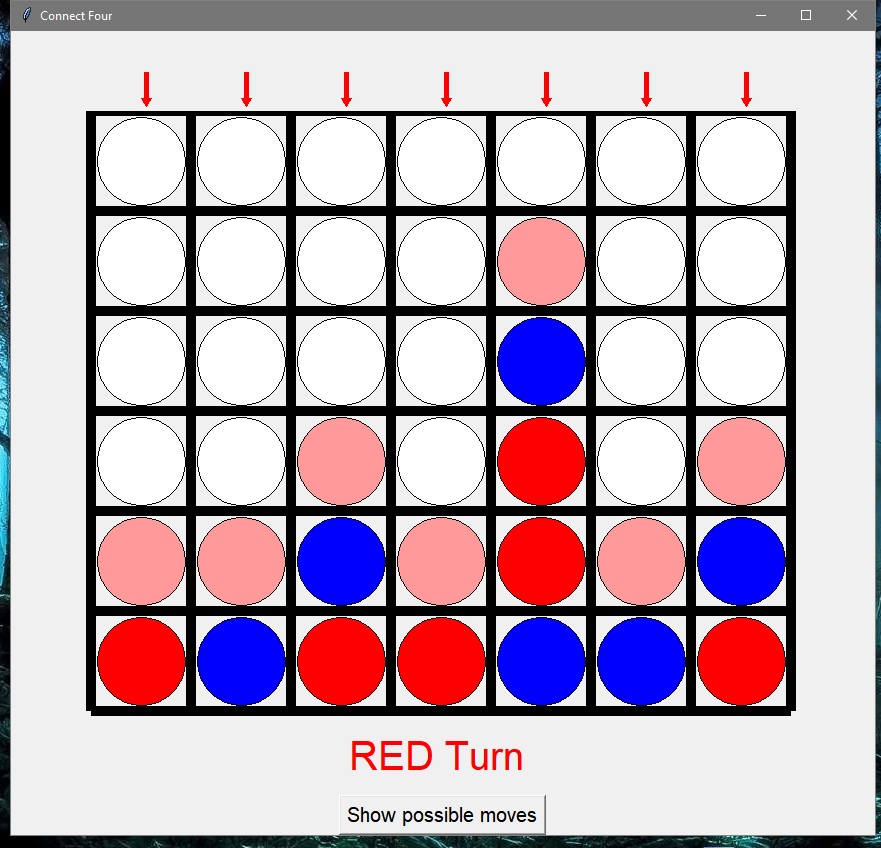 ConnectFour-Game | Connect Four Game Created In Python